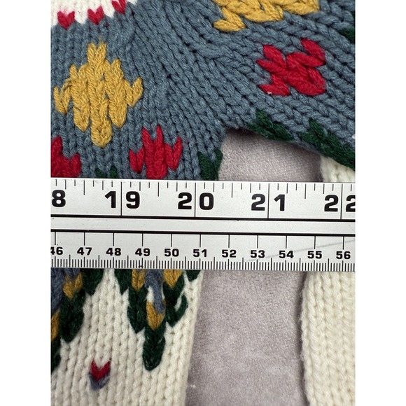 Vintage‎ Broadway Sweater Mens Medium Acrylic Knit Pullover 80s Pattern - Picture 7 of 15